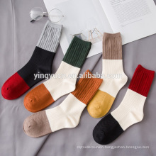 2019 Hot Sale High quality assorted color cashmere soft cotton women socks